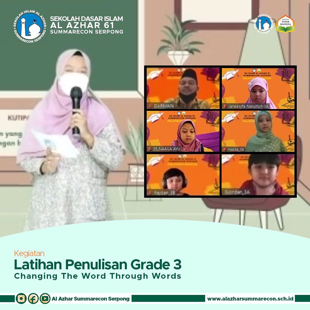 Kegiatan Latihan Penulisan Grade 3