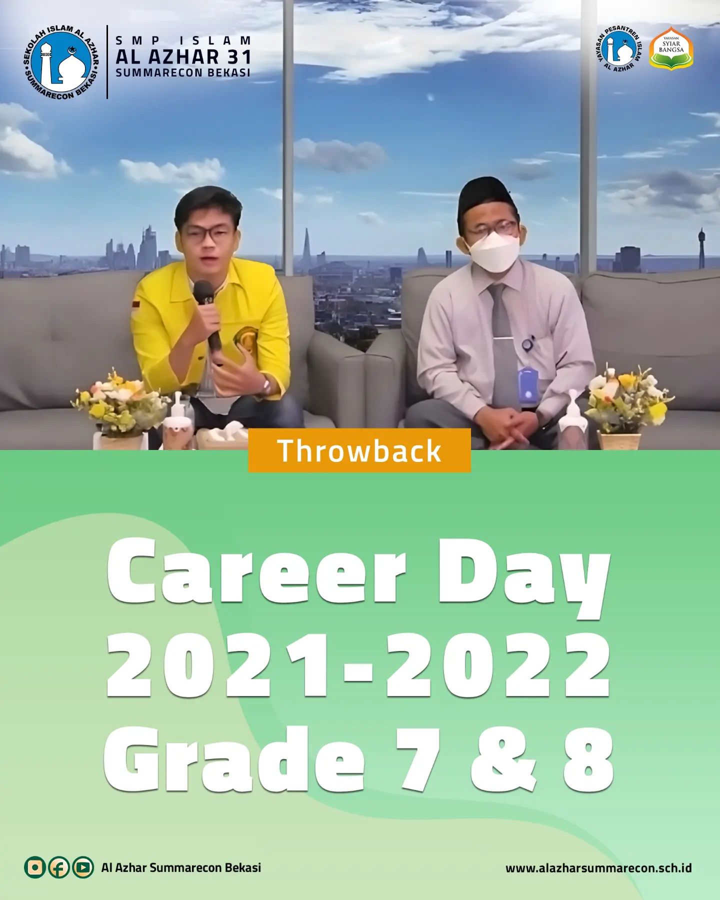 CAREER DAY 2021-2022 untuk kelas VII, dan VIII