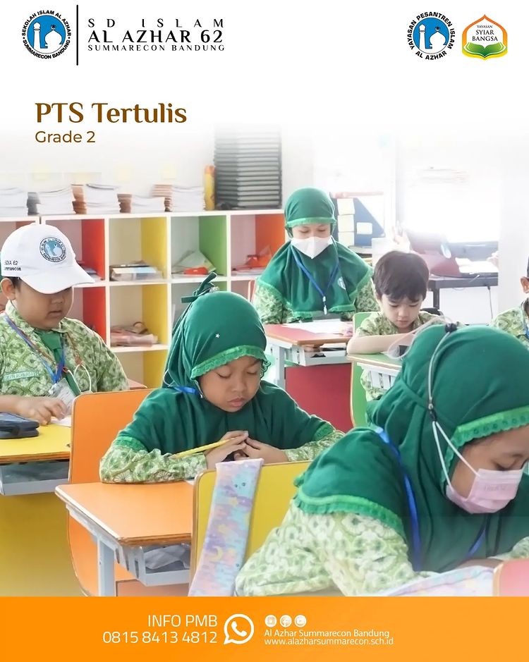 Penilaian Tengah Semester II (PTS) Kelas 2 di SDIA 62 Summarecon Bandung