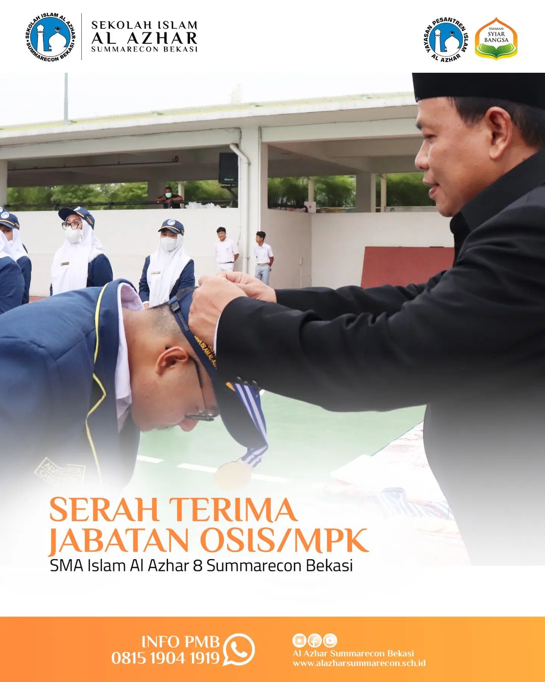 Serah Terima Jabatan Osis/MPK SMAIA 8