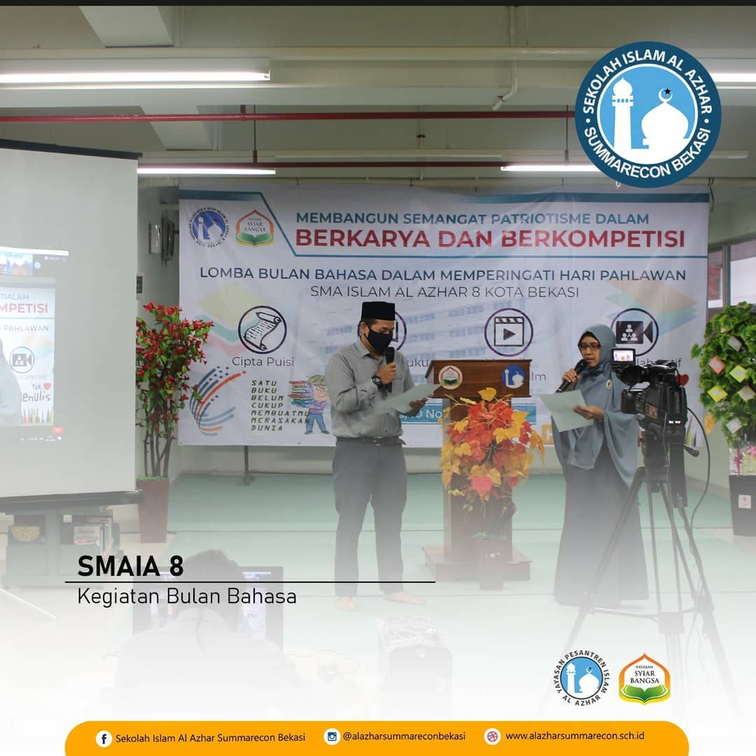 Kegiatan Virtual Bulan Bahasa SMAIA 8 Summarecon Bekasi