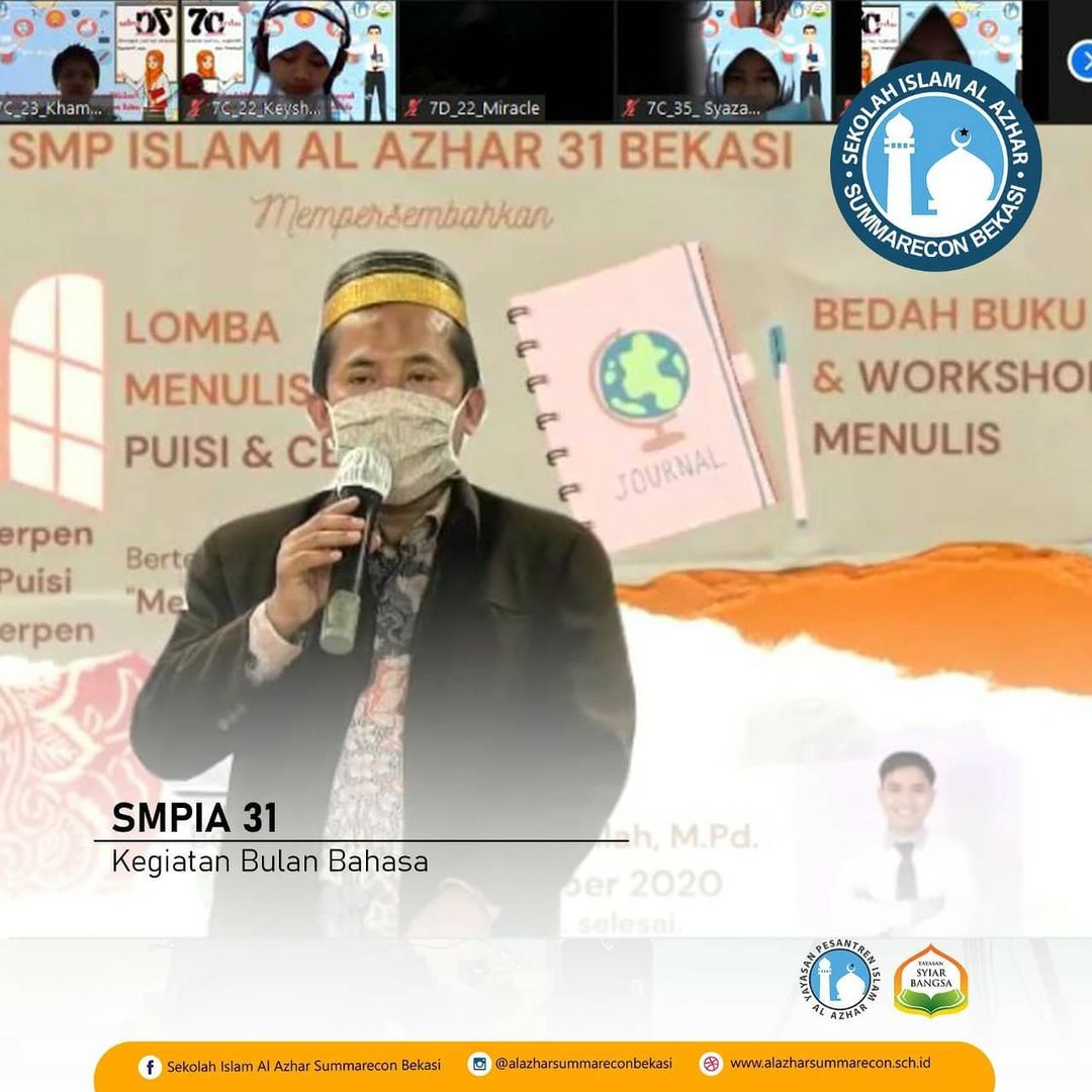 Kegiatan Virtual Bulan Bahasa SMPIA 31 Summarecon Bekasi