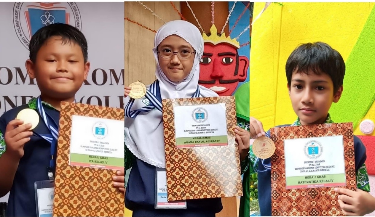 SDIA 44 mendapatkan Medali Emas OLKA (Olimpiade dan Lomba Kompetisi Al Azhar Se-Indonesia) 2019