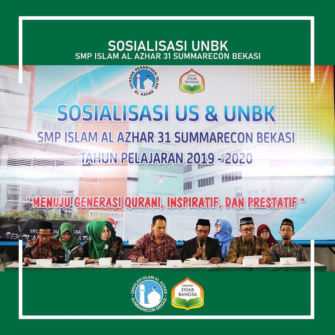 Silaturahim Orang Tua Murid Kelas IX SMPIA31 dalam rangka Sosialisasi Sukses USBN & UNBK