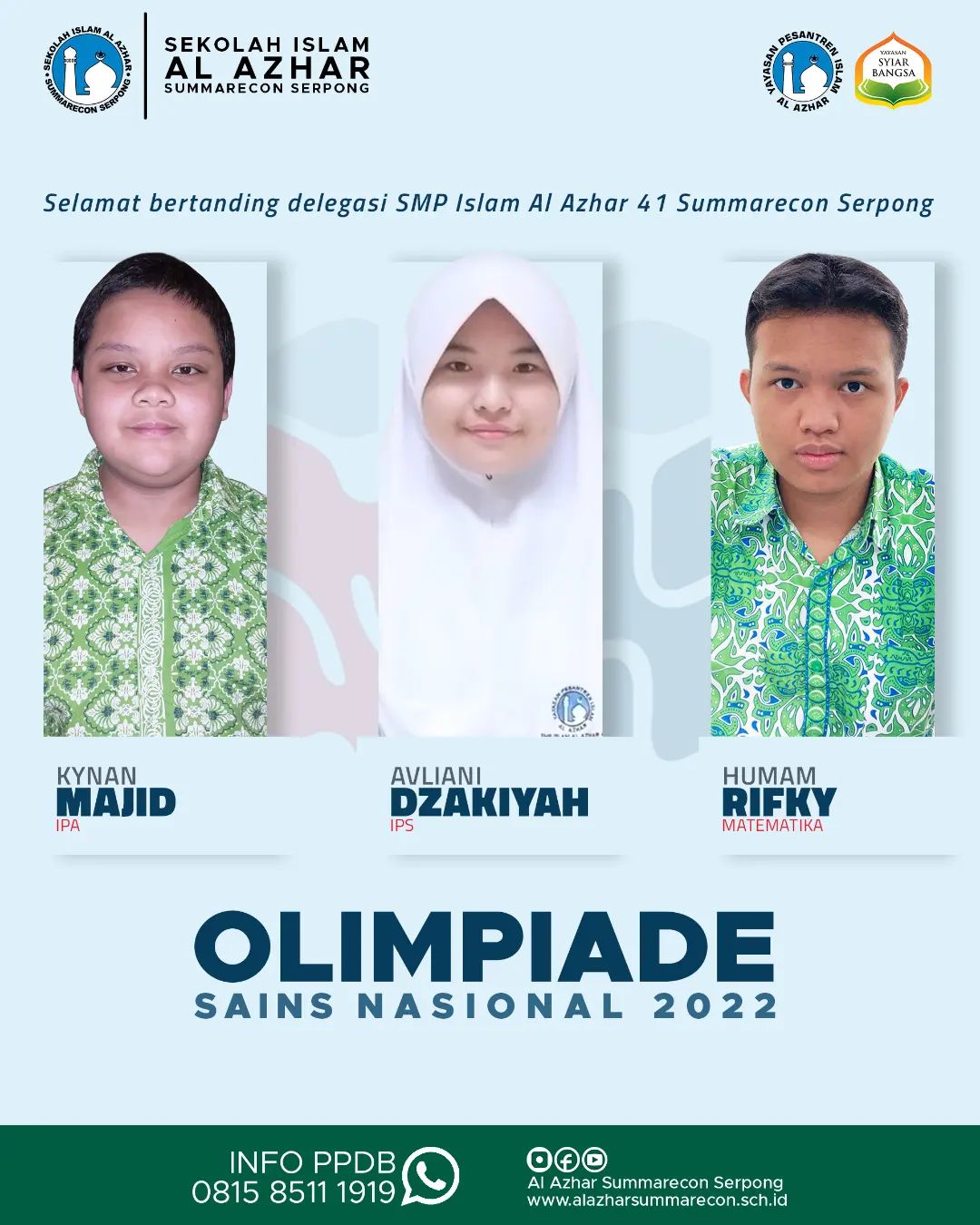 Delegasi Olimpiade Sains Nasional 2022