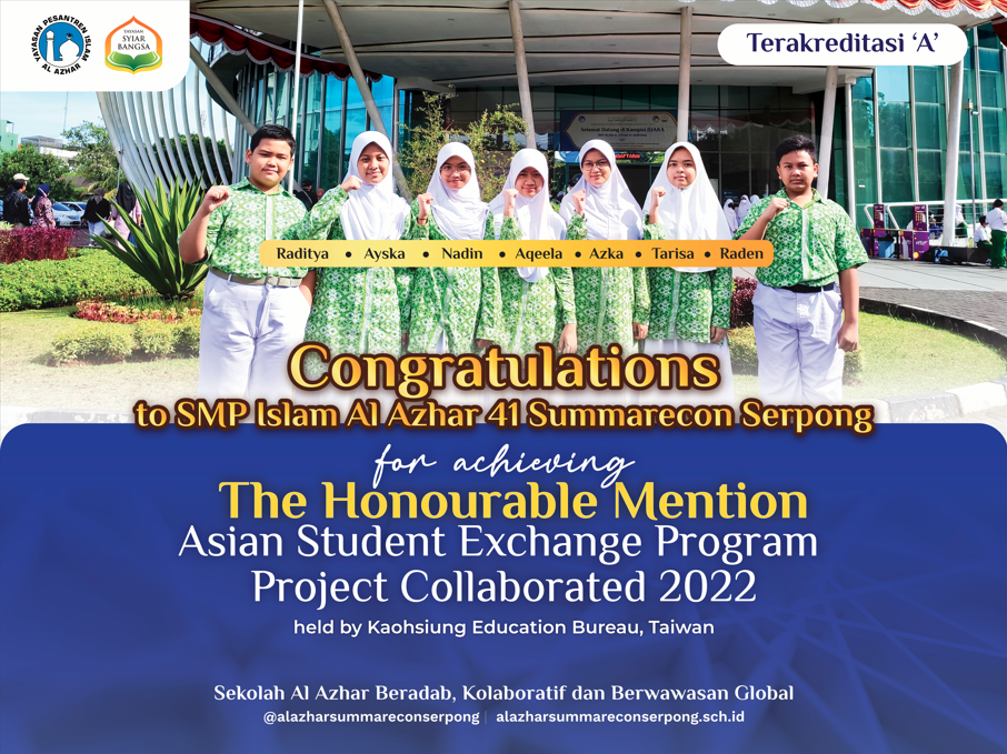 PRESTASI THE HONOURABLE MENTION ASIAN STUDENT EXCHANGE PROGRAM 2022 (ASEP 2022)