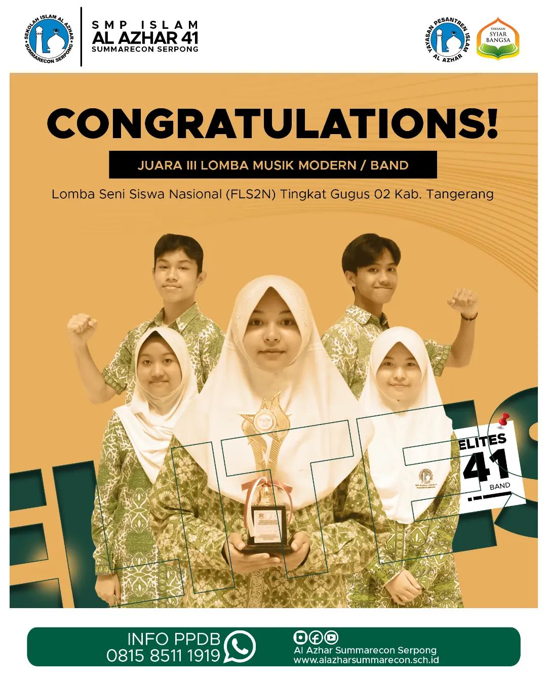 Juara 3 Lomba Musik Modern/Band