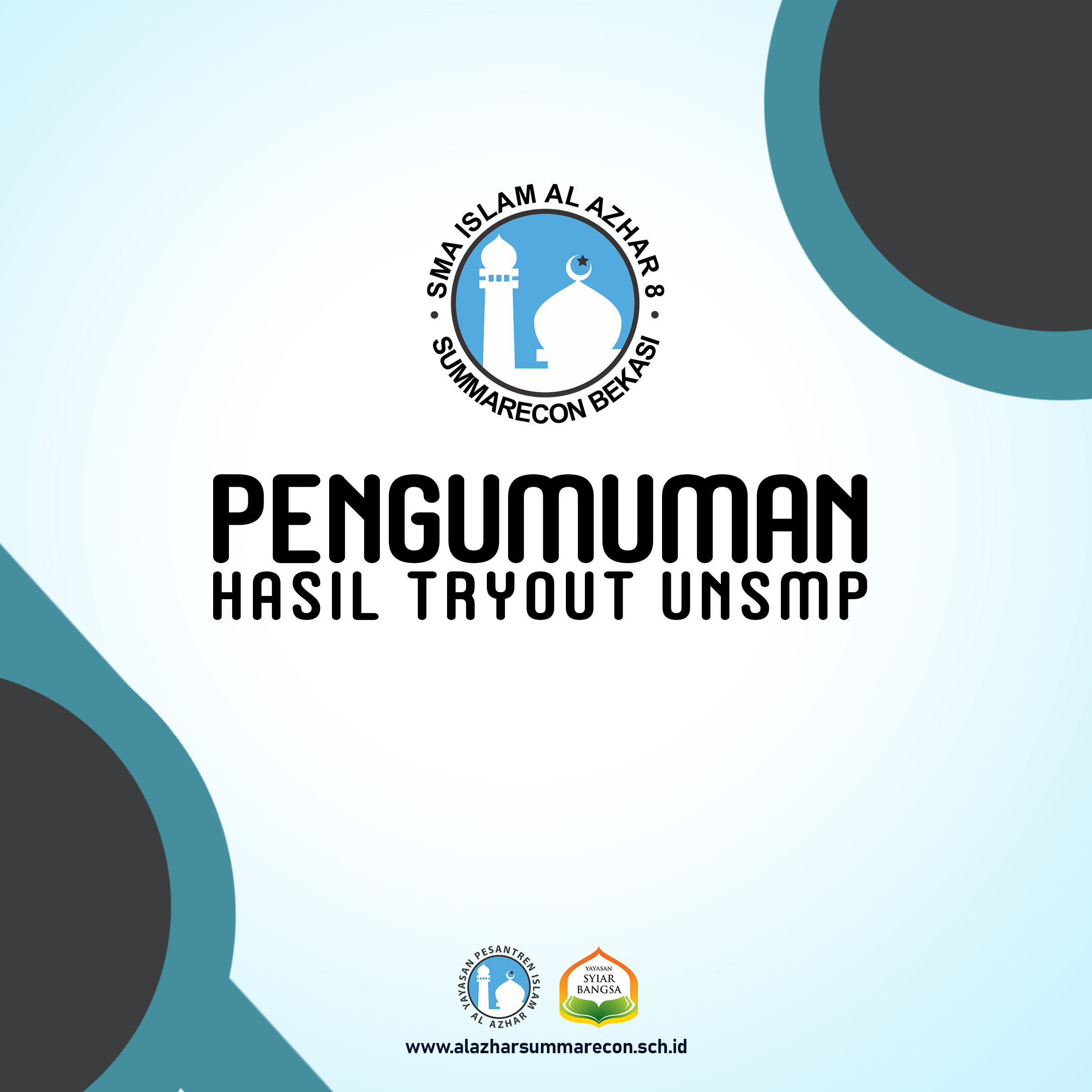 Pengumuman Hasil Try Out UNSMP