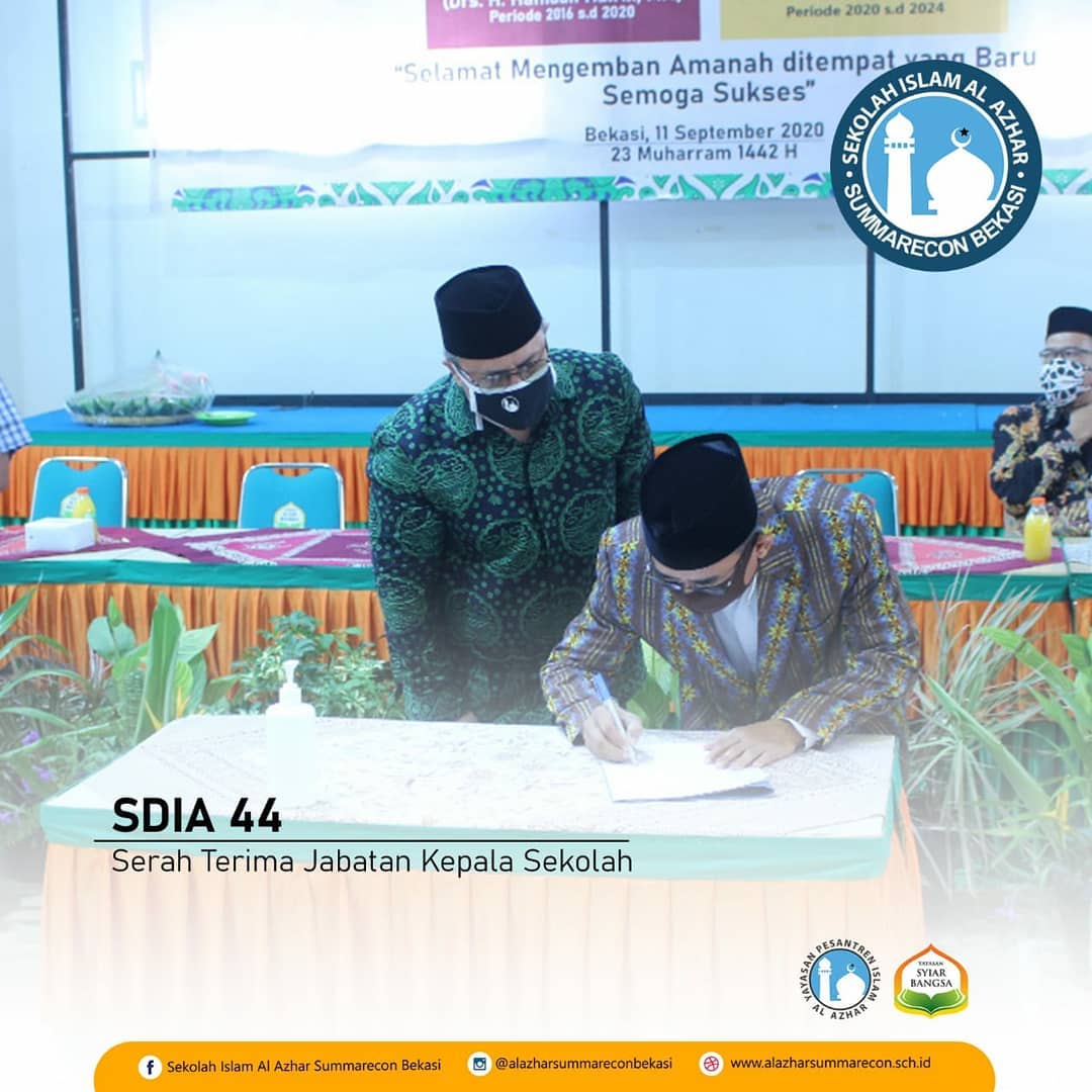 Serah Terima Jabatan Kepala Sekolah