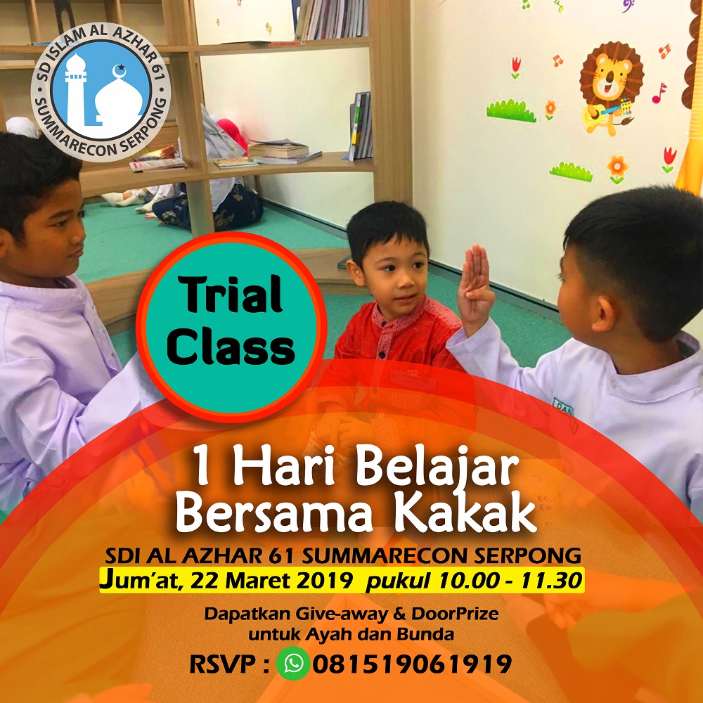 Trial Class SD Islam Al Azhar 61 Summarecon Serpong