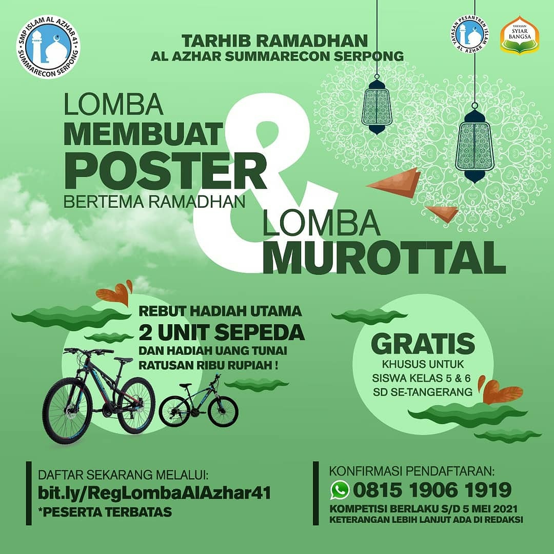 🎊 Al Azhar Bagi-Bagi Sepeda & Hadiah Uang Tunai🎊